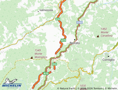 Kaart MICHELIN Valbona - ViaMichelin