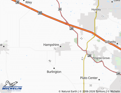 MICHELIN Hampshire map - ViaMichelin