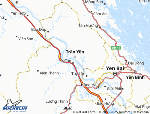 MICHELIN Trấn Yên map - ViaMichelin