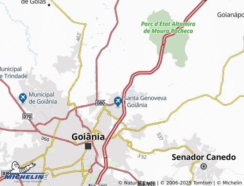 MICHELIN Setor Asa Branca map - ViaMichelin