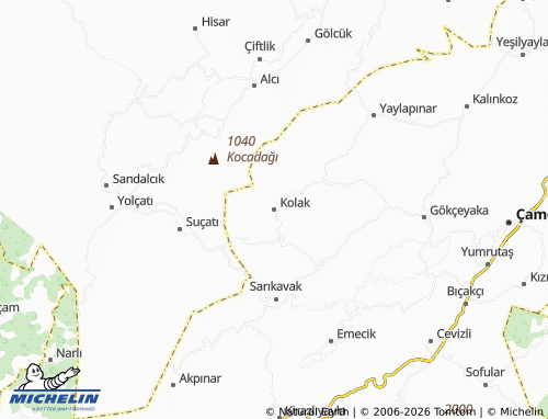 Mappa MICHELIN Kolak - ViaMichelin