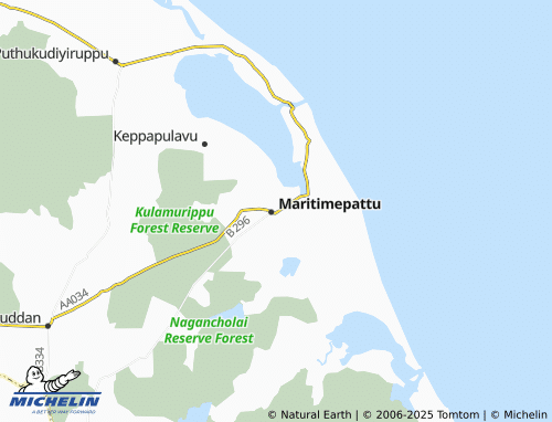 Carte MICHELIN Thanniyatu East - ViaMichelin