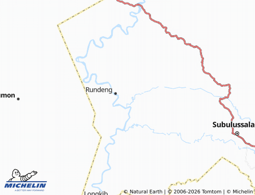 MICHELIN Panglima Sahman map - ViaMichelin