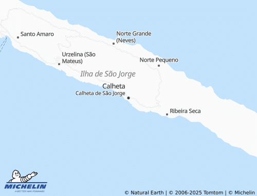 MICHELIN-Landkarte Calheta de São Jorge - ViaMichelin