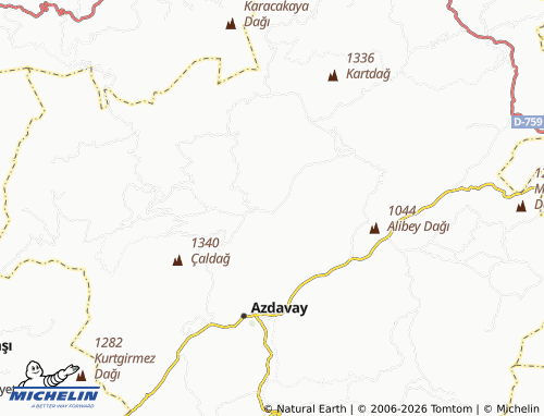 Mappa MICHELIN Gecen - ViaMichelin
