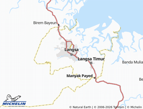 Mapa MICHELIN Langsa - ViaMichelin