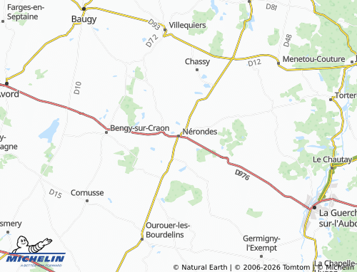 Mappa MICHELIN Nérondes - ViaMichelin