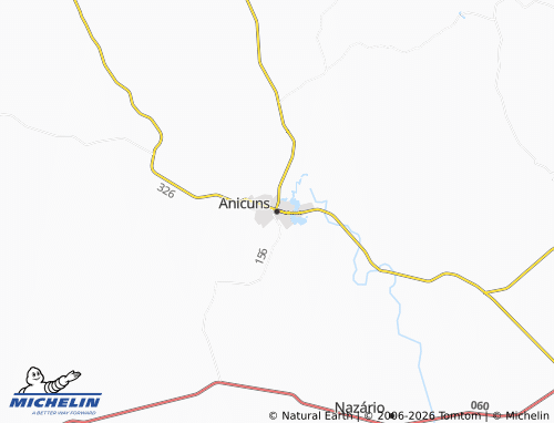 Carte MICHELIN Anicuns - ViaMichelin
