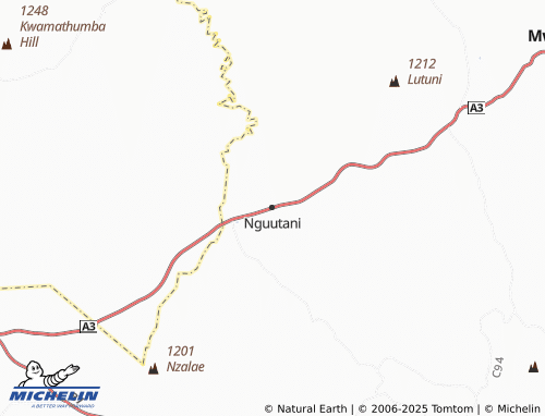 MICHELIN Nguutani map - ViaMichelin