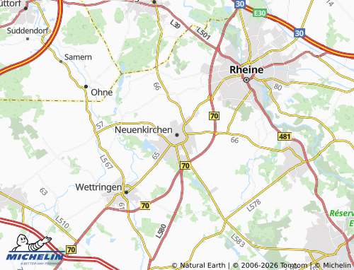 MICHELIN Neuenkirchen map - ViaMichelin
