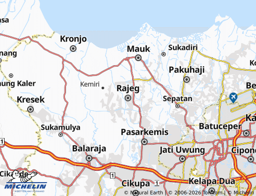 Mappa MICHELIN Rajeg - ViaMichelin