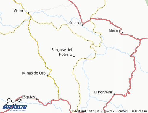 MICHELIN San José del Potrero map - ViaMichelin