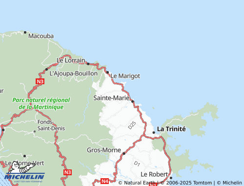 Mapa MICHELIN Petit Bourg - ViaMichelin
