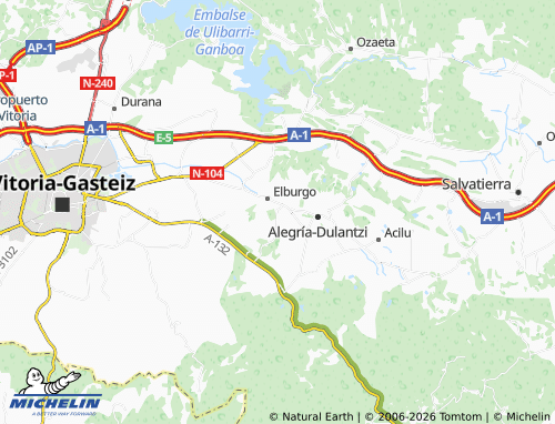 MICHELIN Gazeta map - ViaMichelin