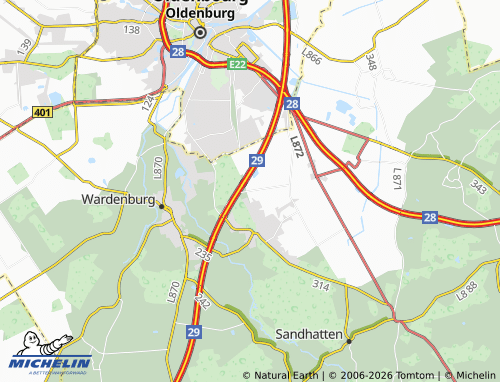 MICHELIN Hatten map - ViaMichelin