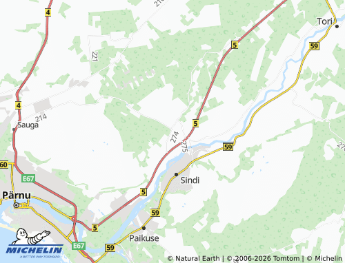 Mappa MICHELIN Urge - ViaMichelin