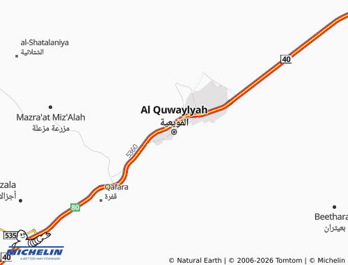 MICHELIN-Landkarte al-'Awwash - ViaMichelin