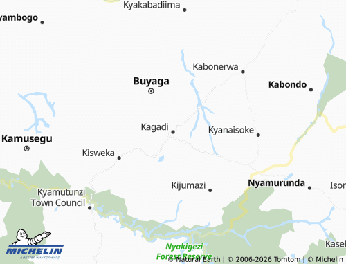 Mappa MICHELIN Kagadi - ViaMichelin