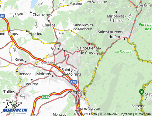 MICHELIN-Landkarte Coublevie - ViaMichelin