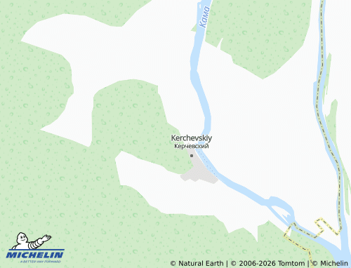 MICHELIN-Landkarte Kir'yanova - ViaMichelin