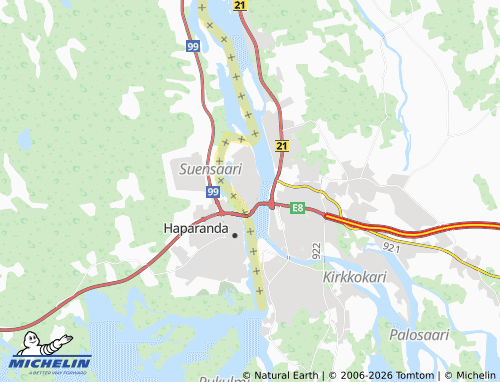 MICHELIN Tornio map - ViaMichelin