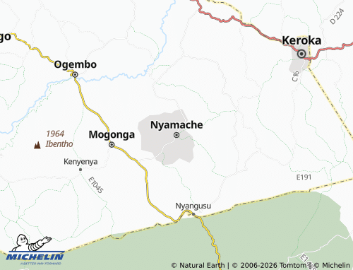 Kaart MICHELIN Nyamache - ViaMichelin
