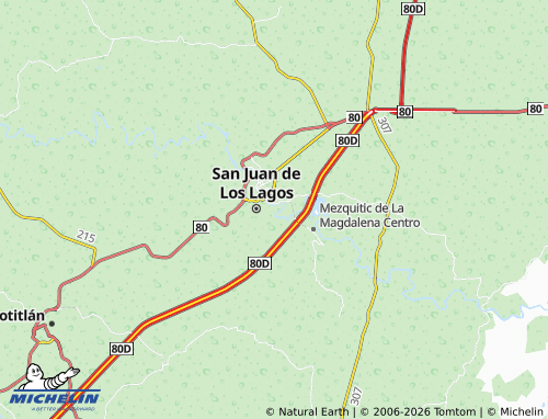 Mappa MICHELIN Las Moras 2 - ViaMichelin
