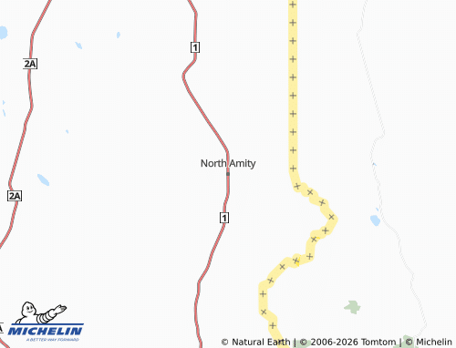 Carte MICHELIN North Amity - ViaMichelin