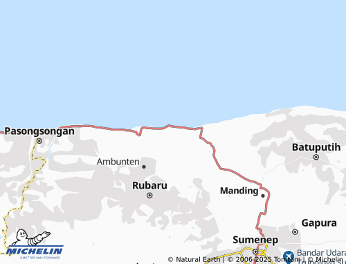MICHELIN Beluk Ares map - ViaMichelin