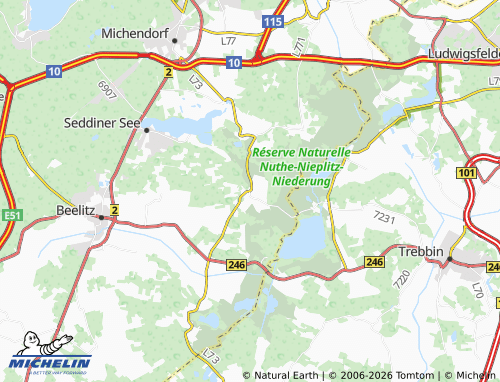 MICHELIN Stücken map - ViaMichelin