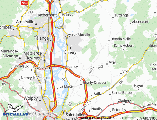 MICHELIN ChaillylèsÉnnery map ViaMichelin