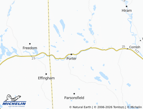 Mapa MICHELIN Porter - ViaMichelin