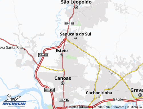 MICHELIN São José map - ViaMichelin