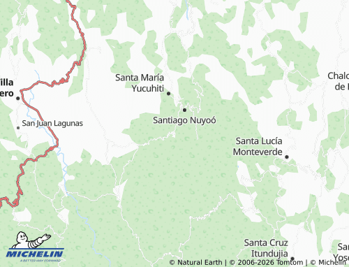 Mappa MICHELIN San Pedro Yosotatu - ViaMichelin