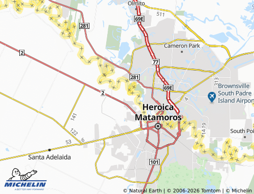 Mappa MICHELIN Las Rusias - ViaMichelin