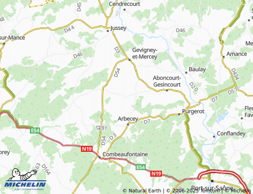 Mapa MICHELIN Lambrey - ViaMichelin