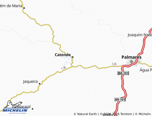 Carte MICHELIN Pavão - ViaMichelin
