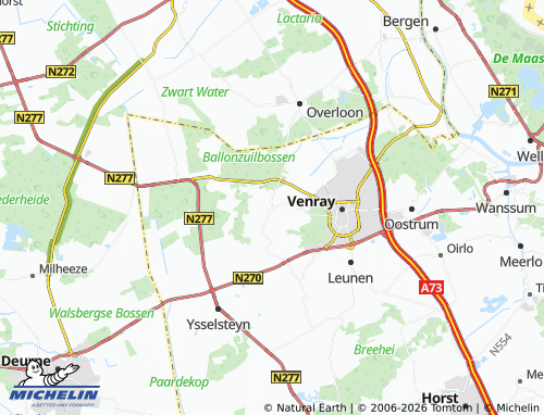 Carte MICHELIN Merselo - ViaMichelin