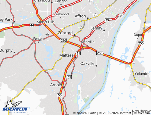 Mappa MICHELIN Mattese - ViaMichelin