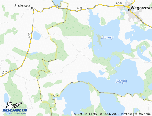 MICHELIN Stawiska map - ViaMichelin