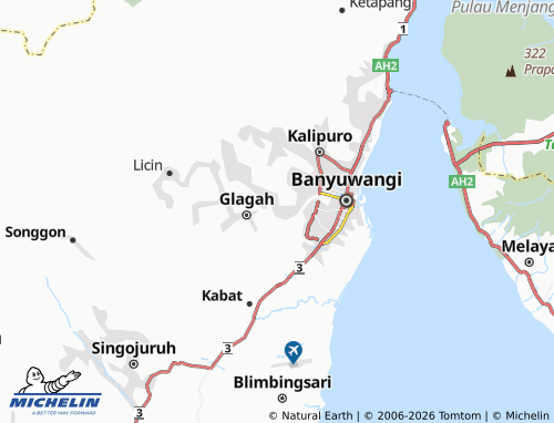 MICHELIN-Landkarte Banjarsari - ViaMichelin