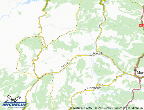 MICHELIN Todolella map - ViaMichelin