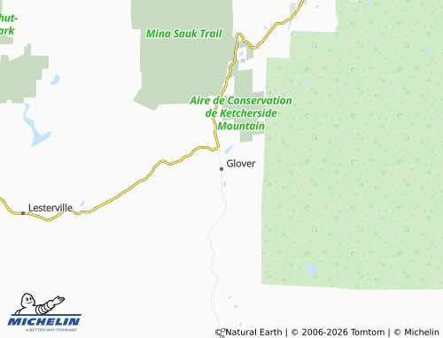 Mappa MICHELIN Glover - ViaMichelin