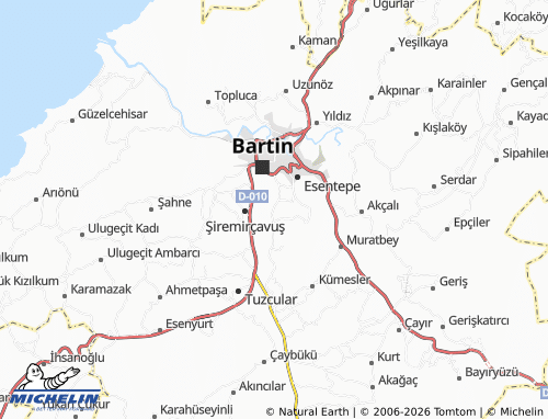 MICHELIN Ağdacı map - ViaMichelin