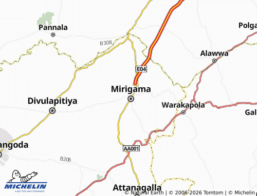 Mappa MICHELIN Walawwatta - ViaMichelin
