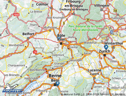 Mapa MICHELIN Arlesheim - ViaMichelin