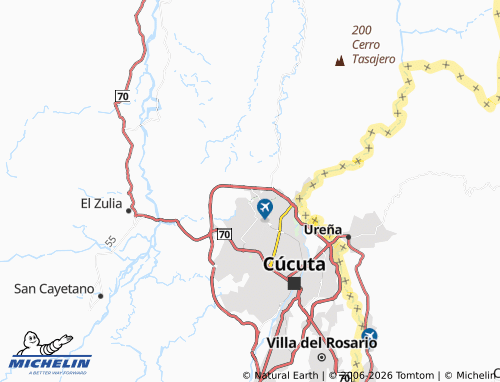 Carte MICHELIN Simón Bolívar - ViaMichelin