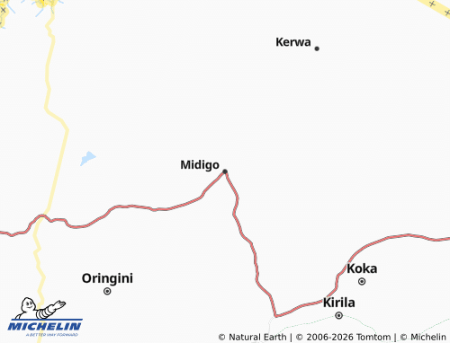 MICHELIN Midigo map - ViaMichelin