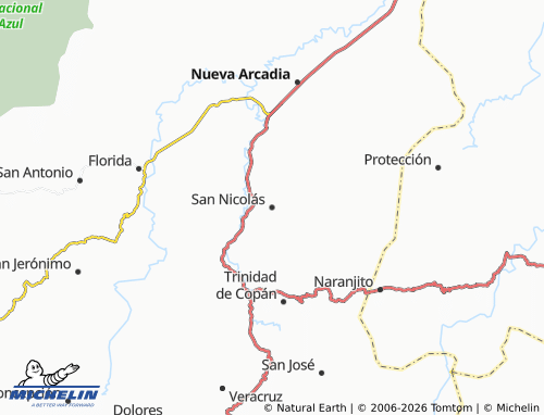 MICHELIN San Nicolás map - ViaMichelin