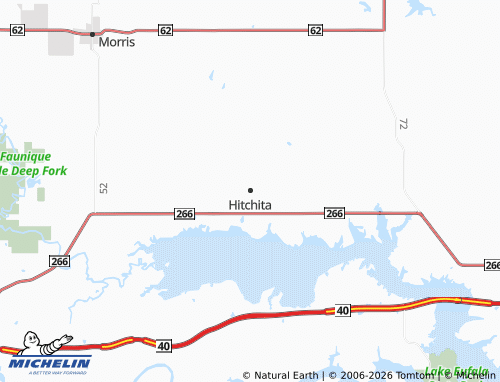 Mapa MICHELIN Hitchita - ViaMichelin
